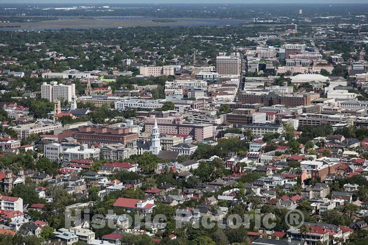 Photo- Aerial View of Charleston, South Carolina 6 Fine Art Photo Reproduction