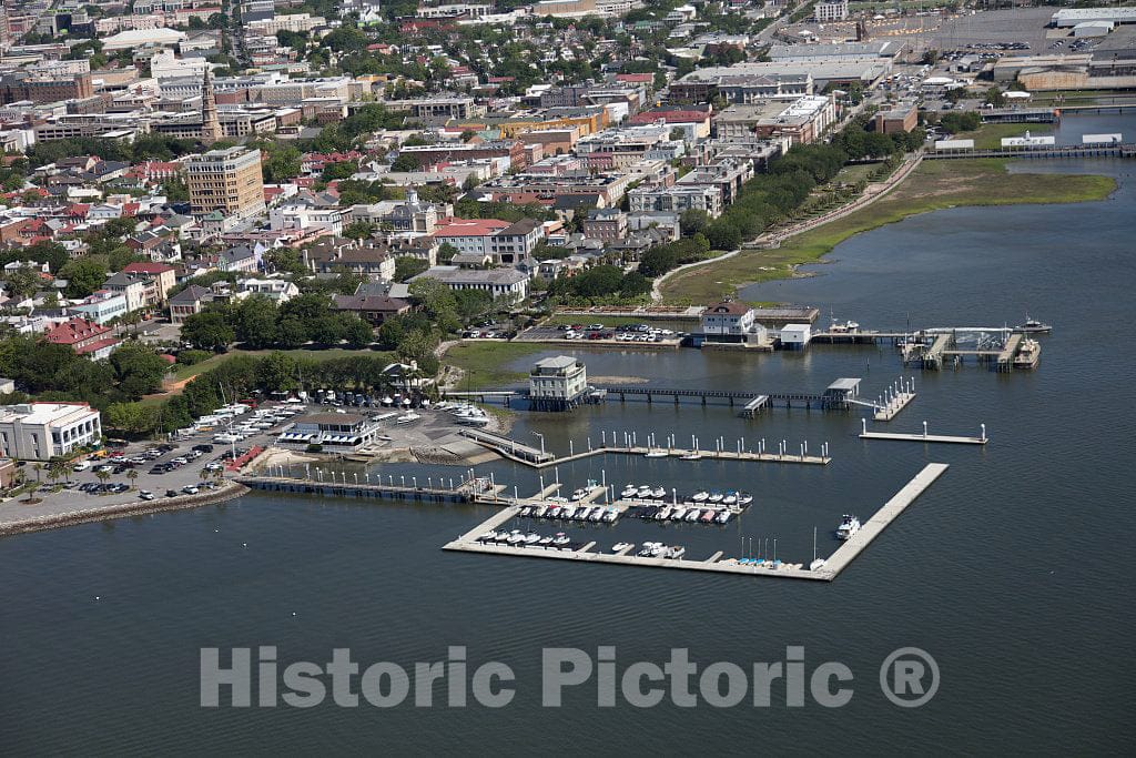 Photo- Aerial View of Charleston, South Carolina 8 Fine Art Photo Reproduction