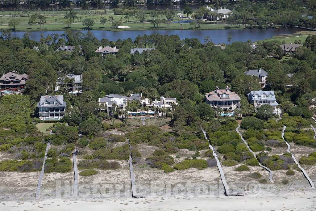 Photo- Aerial View of Kiawah Island, a Beach Community in Charleston County, South Carolina 2 Fine Art Photo Reproduction