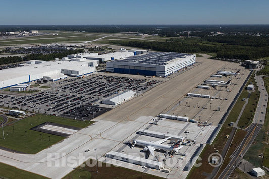 Photograph - Aerial view of Boeing South Carolina. That's not a location but the name of the Boeing Corporation's Commercial Airplanes division, located in North Charleston, South Carolina 2