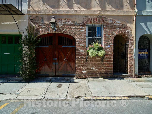 Photo - A Variety of doorways on Queen Street in Charleston, South Carolina- Fine Art Photo Reporduction