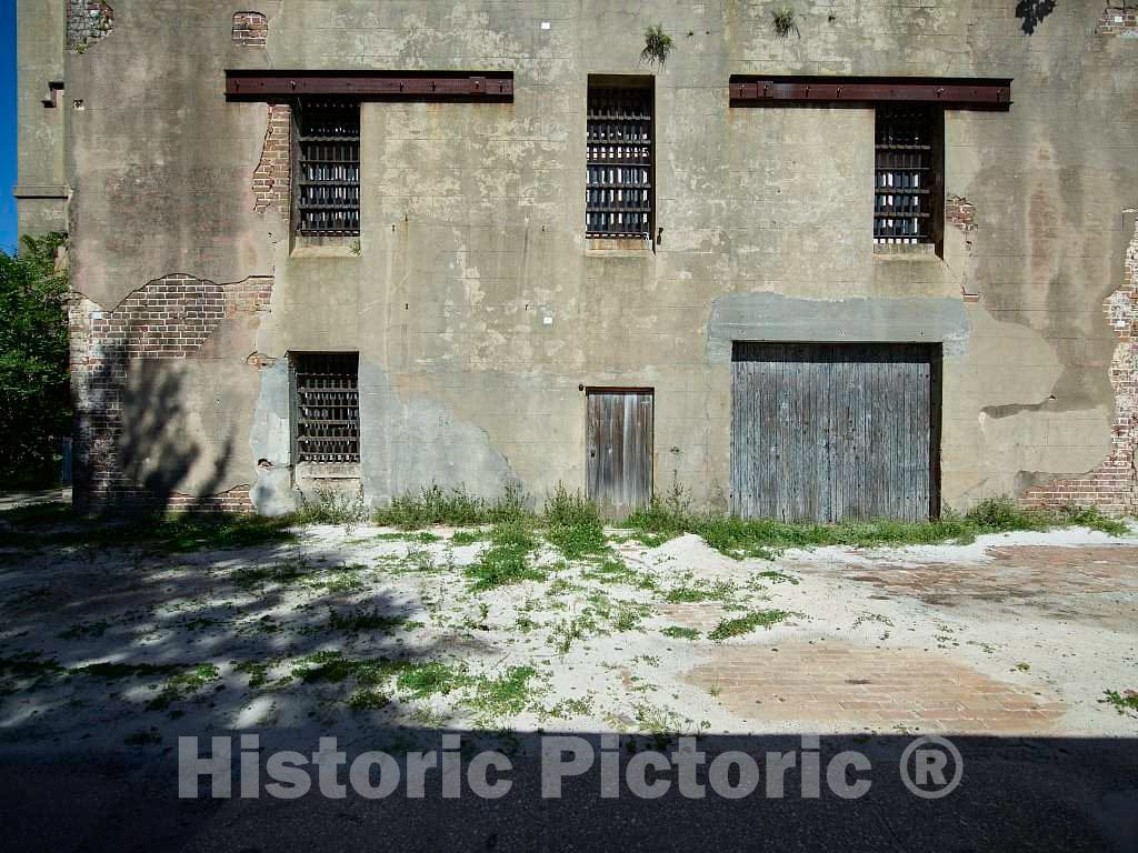 Photo- A Portion of The Old Charleston Jail in Charleston, South Carolina 1 Fine Art Photo Reproduction