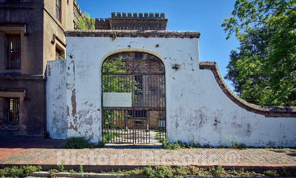 Photo - Entryway to The Old Charleston Jail in Charleston, South Carolina- Fine Art Photo Reporduction