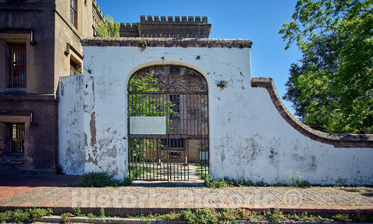 Photo - Entryway to The Old Charleston Jail in Charleston, South Carolina- Fine Art Photo Reporduction