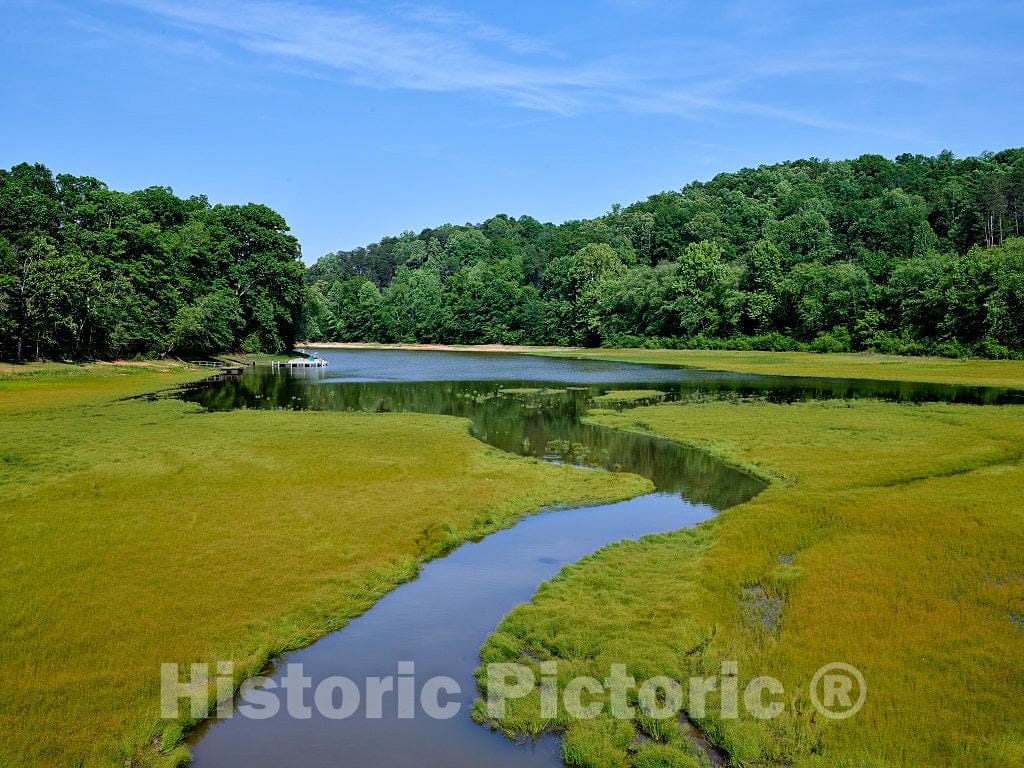 Photo- A spur of the Tugaloo River outside Toccoa, a city in northeast Georgia near the South Carolina line 2 Fine Art Photo Reproduction