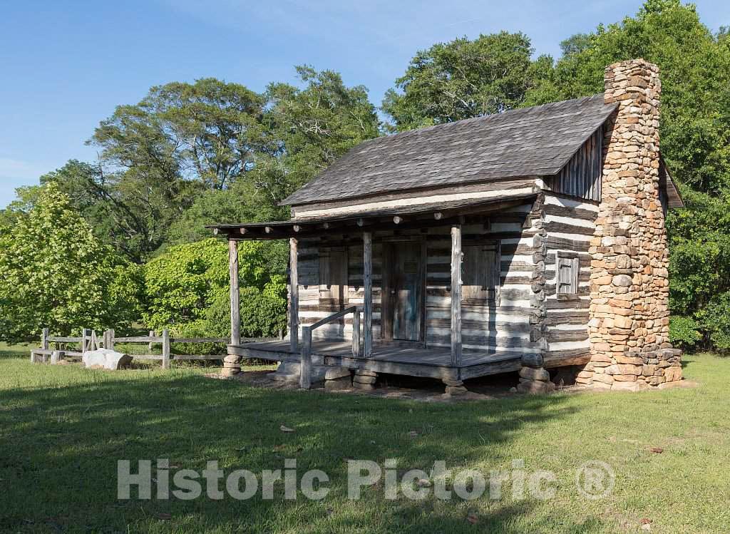 Photo - Cabin on The Property of an Old Grange Hall in The Tiny South Carolina Community of Donalds- Fine Art Photo Reporduction