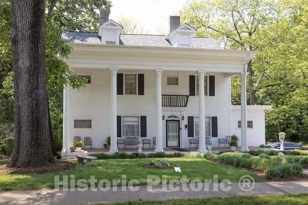 Photograph - Home in Hampton Heights, the oldest neighborhood in Spartanburg, South Carolina, a city in the foothills of the Blue Ridge Mountains roughly midway between Atlanta, Georgia 3