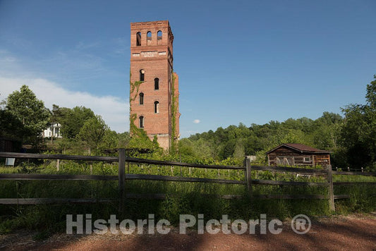 Photo- Remnants of the 1830s-vintage Glendale Mill on Lawson's Fork Creek in Spartanburg, South Carolina 10 Fine Art Photo Reproduction