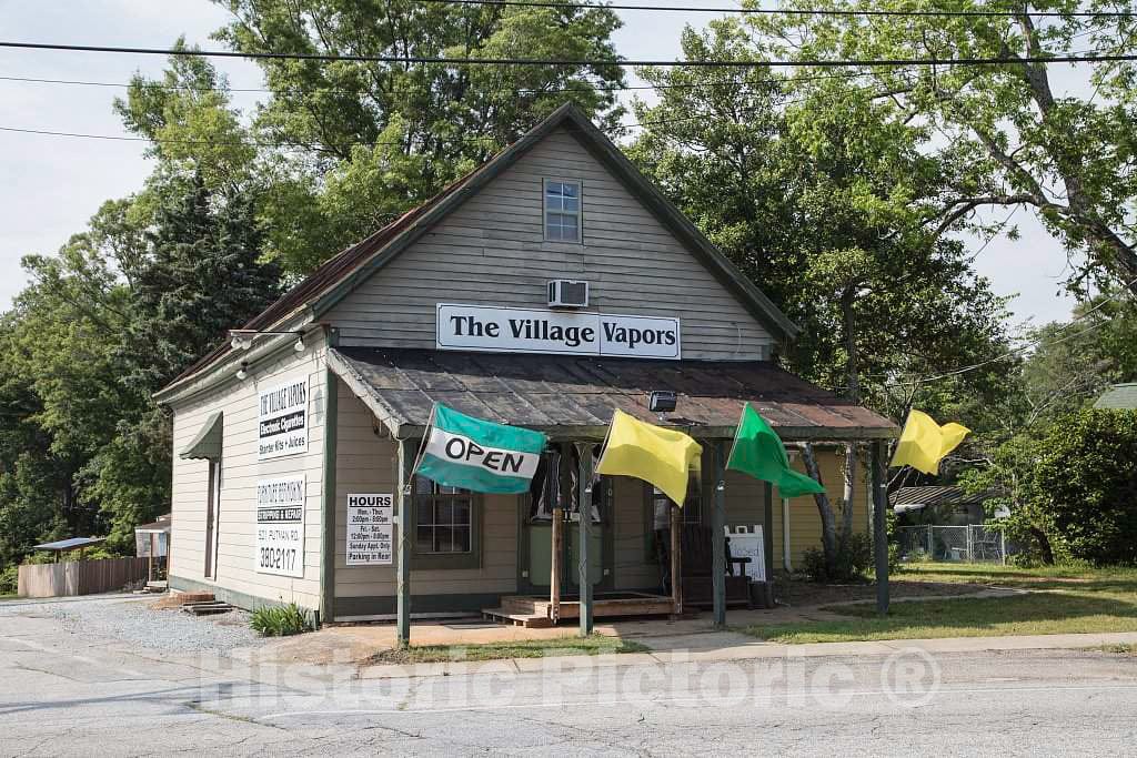 Photo - A Vape Store in Fountain Inn, South Carolina, South of Greenville- Fine Art Photo Reporduction