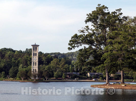 Photo - The Florentine Bell Tower, a Carillon That is a Landmark on The Campus of Furman University in Furman, South Carolina, Outside Greenville- Fine Art Photo Reporduction