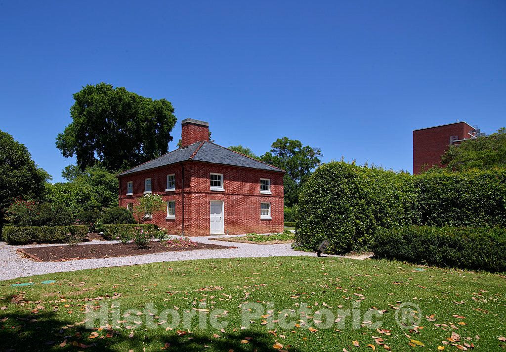 Photo - Carriage House of The Mansion Known as The Robert Mills House in Columbia, The Capital City of South Carolina- Fine Art Photo Reporduction