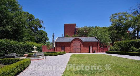 Photo - Kitchen House at The Mansion Known as The Robert Mills House in Columbia, The Capital City of South Carolina- Fine Art Photo Reporduction