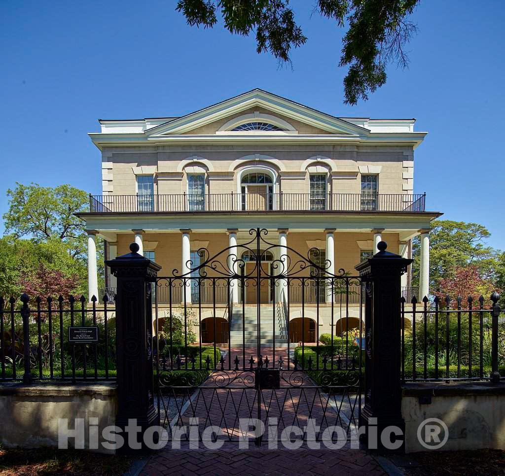 Photo - The Hampton-Preston House in Columbia, The Capital City of South Carolina- Fine Art Photo Reporduction