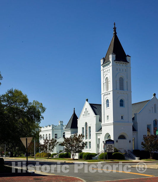 Photo - St. Paul's United Methodist Church in Orangeburg, South Carolina- Fine Art Photo Reporduction