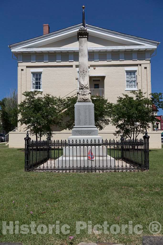 Photo - Monument in Newberry, South Carolina, to Local Confederate Soldiers Killed in The U.S. Civil War- Fine Art Photo Reporduction
