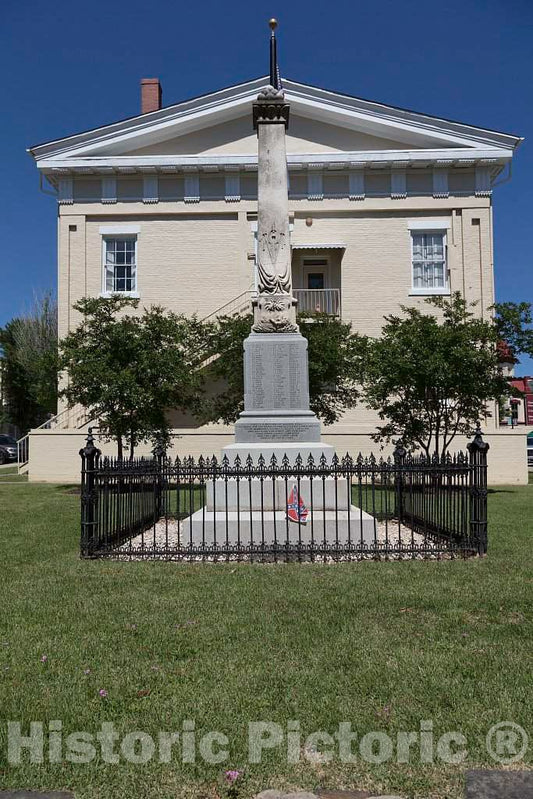 Photo - Monument in Newberry, South Carolina, to Local Confederate Soldiers Killed in The U.S. Civil War- Fine Art Photo Reporduction
