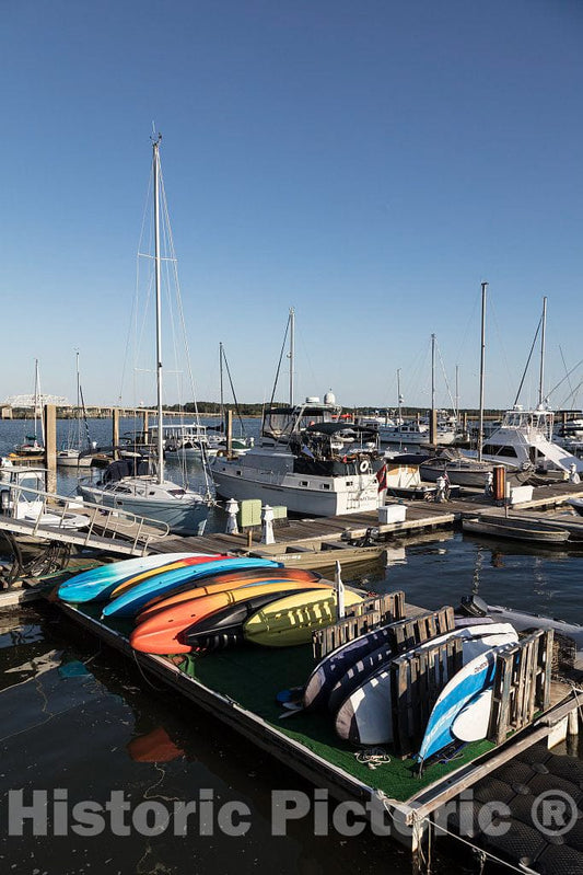 Photo- Marina in Beaufort, South Carolina 1 Fine Art Photo Reproduction