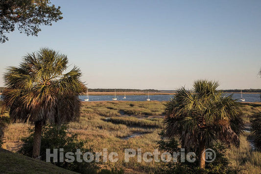 Photo- Marsh Along The Harbor River in Beaufort, South Carolina 1 Fine Art Photo Reproduction