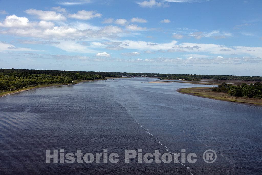 Photo - View of The Stono River, west of Charleston, South Carolina- Fine Art Photo Reporduction