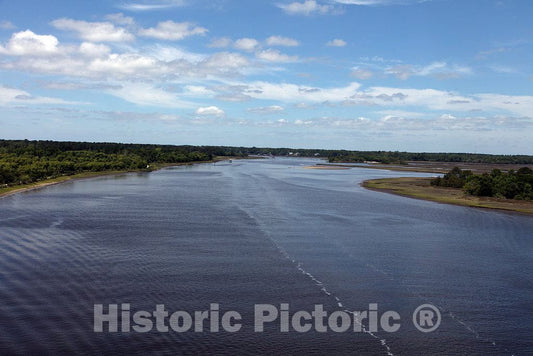 Photo - View of The Stono River, west of Charleston, South Carolina- Fine Art Photo Reporduction