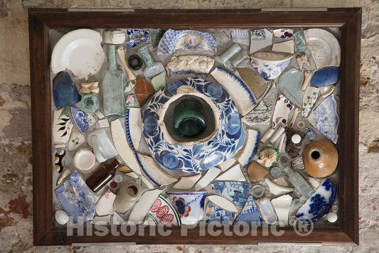 Photo - Uncovered Artifacts Turned into Art at Boone Hall Plantation and Gardens in Mount Pleasant, South Carolina- Fine Art Photo Reporduction