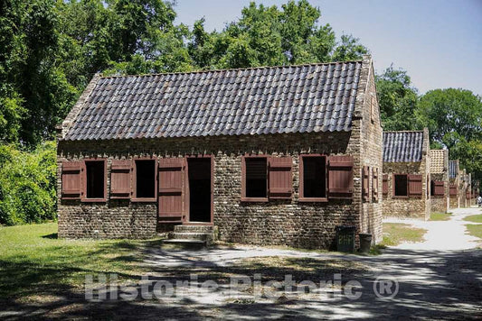 Photo - Slave, and Later sharecropper, Cottage at Boone Hall Plantation and Gardens in Mount Pleasant, South Carolina- Fine Art Photo Reporduction