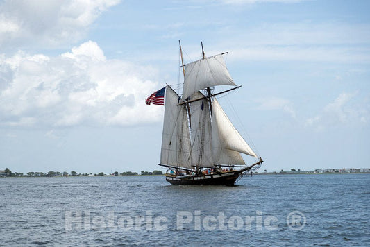 Photo- The Pride of Baltimore II, one of The Ships Passing by in Charleston Harbor at Tall Ships Charleston, a Festival That Included The Parade of Classic Sailing Ships 1