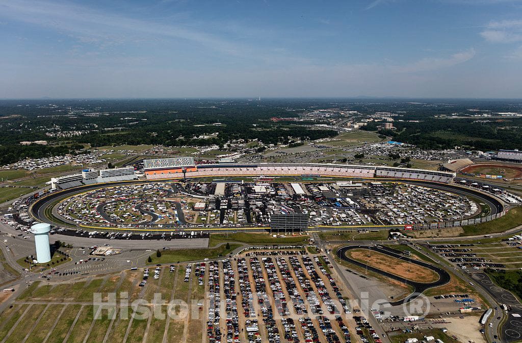 Photo- Aerial View of The Charlotte Motor Speedway in Concord, a Northern Suburb of Charlotte, North Carolina 2 Fine Art Photo Reproduction