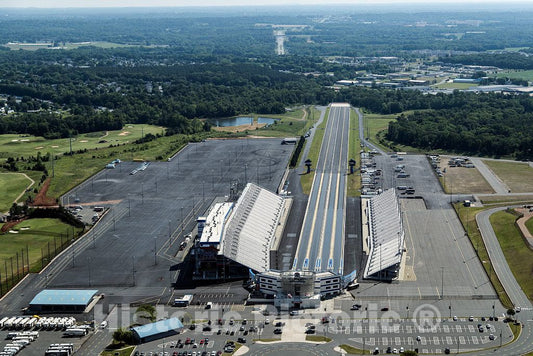 Photo - Aerial view of the zMAX Dragway in the Charlotte suburb of Concord, North Carolina- Fine Art Photo Reporduction