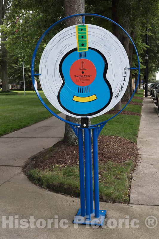 Photo- A Number of Famous Country-Music Artists Called, or Call, Shelby, North Carolina, Home, so The Town has Remembered Them with a Number of Public-Art installations 2