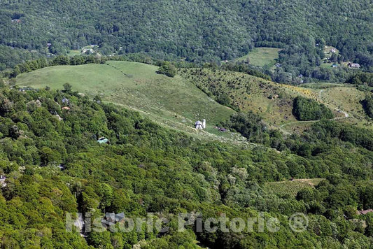 Photo- View of the Blue Ridge Mountains from the town of Beech Mountain, at 5,506 feet altitude, which is the highest town east of the Rocky Mountains 3 Fine Art Photo Reproduction