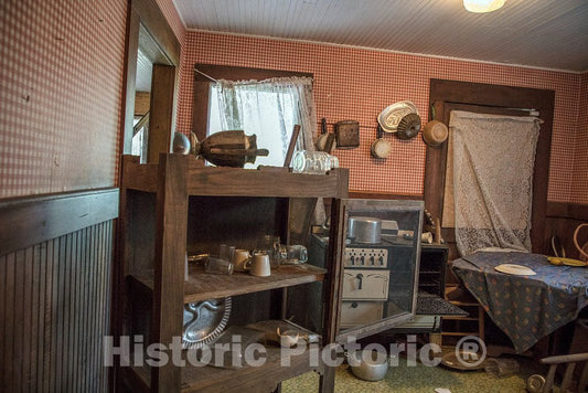 Photo- Inside Dorothy's House, Post Tornado, at The Land of Oz, an Unusual Theme Park at Beech Mountain, North Carolina 2 Fine Art Photo Reproduction