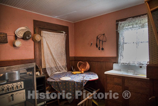 Photo- Inside Dorothy's House, Post Tornado, at The Land of Oz, an Unusual Theme Park at Beech Mountain, North Carolina 3 Fine Art Photo Reproduction