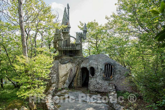 Photo - The wizard's Castle at The Land of Oz, an Unusual Theme Park at Beech Mountain, North Carolina- Fine Art Photo Reporduction