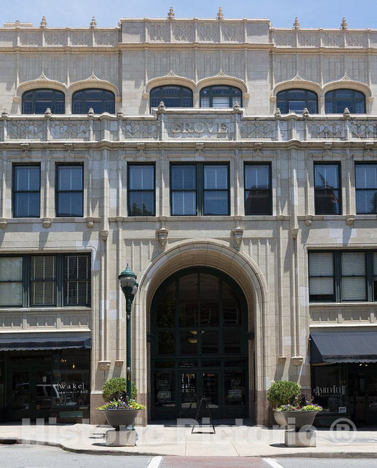 Photo- Architectural Detail of The Grove Arcade, Now a Shopping Location in Asheville, North Carolina 1 Fine Art Photo Reproduction