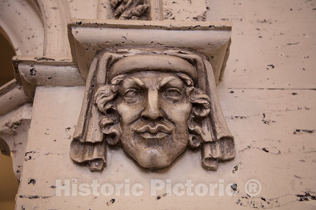Photo- Architectural Detail of The Grove Arcade, Now a Shopping Location in Asheville, North Carolina 2 Fine Art Photo Reproduction