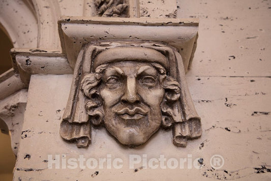 Photo- Architectural Detail of The Grove Arcade, Now a Shopping Location in Asheville, North Carolina 2 Fine Art Photo Reproduction