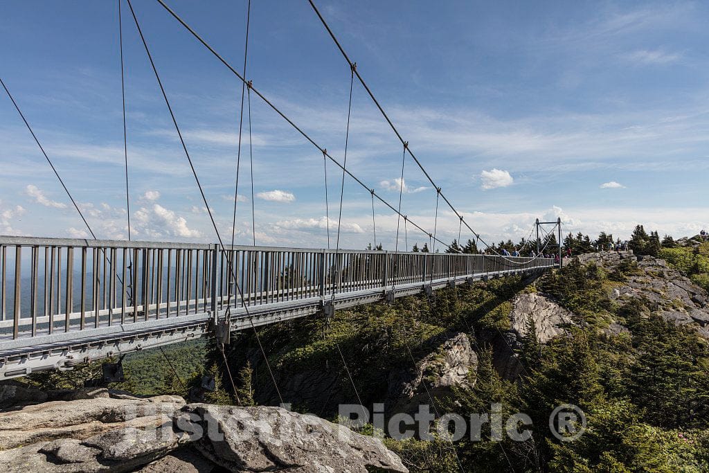 Photo- The Famous Swinging Bridge ATOP Grandfather Mountain 1 Fine Art Photo Reproduction