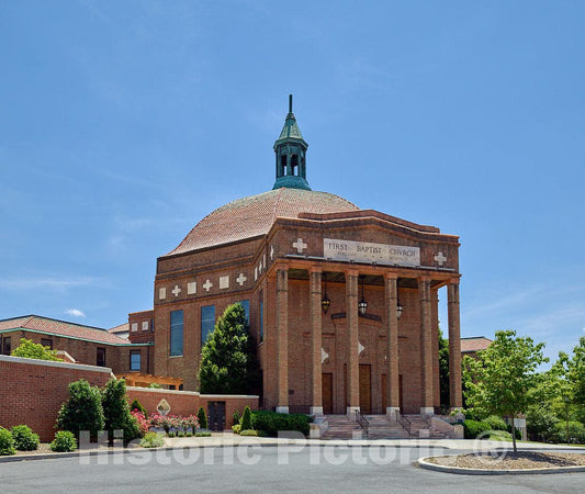 Photo - First Baptist Church in Asheville, North Carolina- Fine Art Photo Reporduction