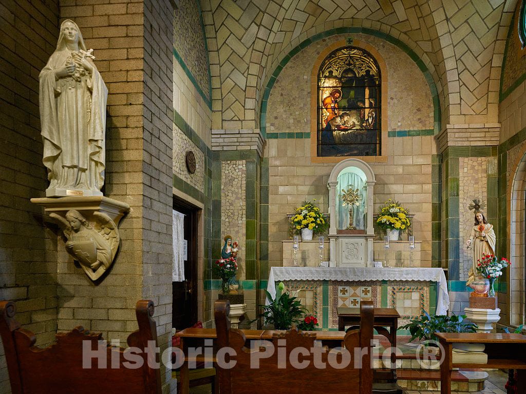Photo- Part of The Sanctuary at The Catholic Basilica of St. Lawrence in Asheville, North Carolina 3 Fine Art Photo Reproduction