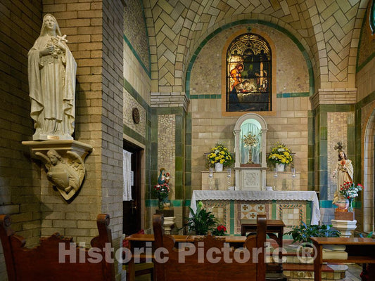 Photo- Part of The Sanctuary at The Catholic Basilica of St. Lawrence in Asheville, North Carolina 3 Fine Art Photo Reproduction