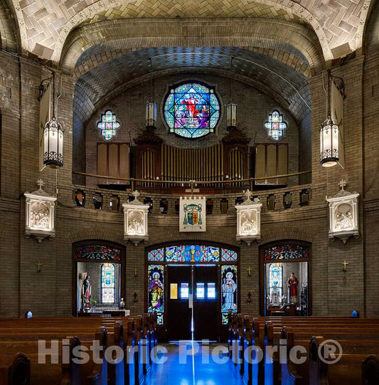 Photo- Part of The Sanctuary at The Catholic Basilica of St. Lawrence in Asheville, North Carolina 2 Fine Art Photo Reproduction