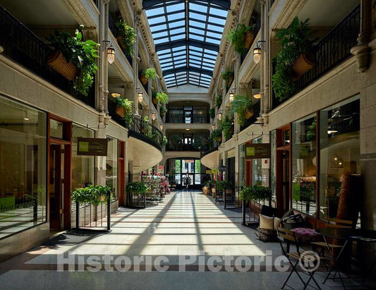 Photo- The Grove Arcade, Now a Shopping Location in Asheville, North Carolina 3 Fine Art Photo Reproduction