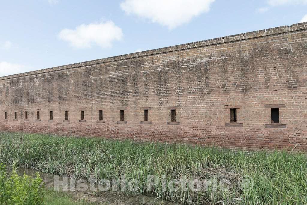 Photo- Fort James Jackson, Usually Called Old Fort Jackson, is a Restored 19th-Century Fort Located on The Savannah River, Two Miles East Savannah, Georgia 1 Fine Art Photo