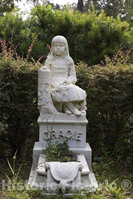Photo- Gravesites at Bonaventure Cemetery in Savannah, Georgia 1 Fine Art Photo Reproduction