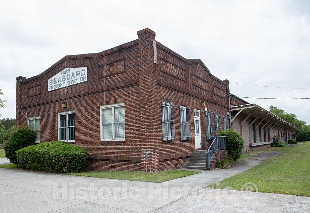 Photo - The Old Seaboard Air Line Railway Freight Station in Savannah, Georgia- Fine Art Photo Reporduction