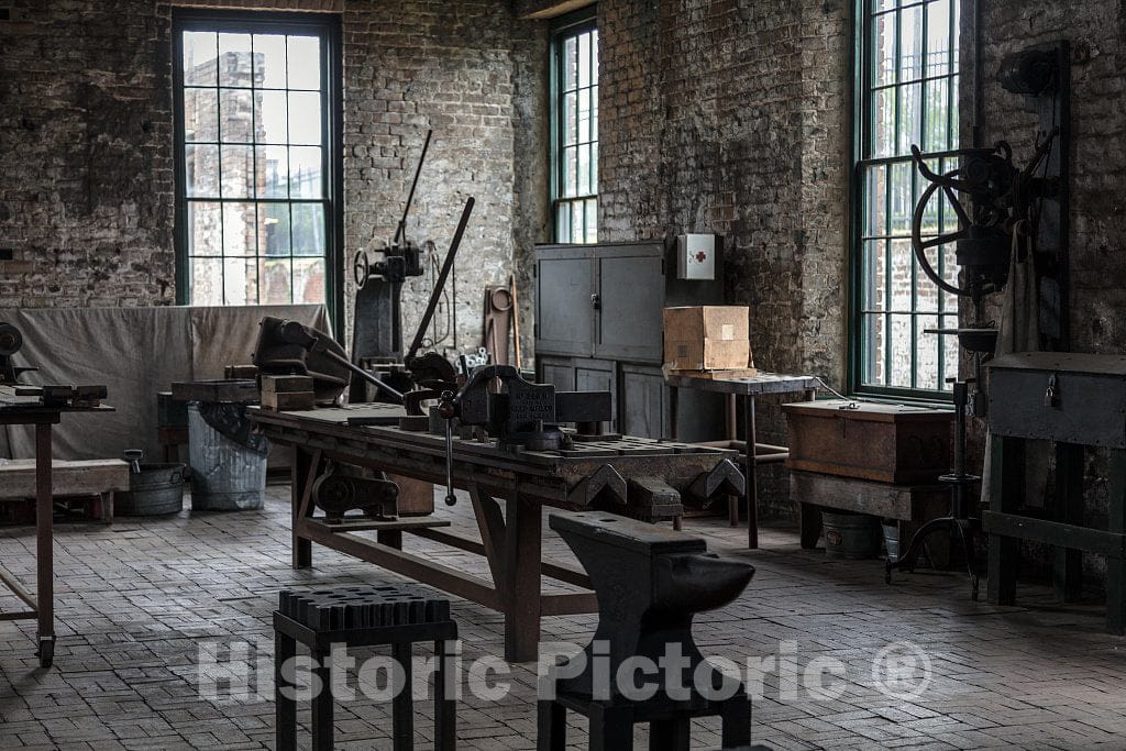 Photo - Shop at the Georgia State Railroad Museum on the grounds of the old Central of Georgia Railway Savannah Shops and Terminal facilities in Savannah, Georgia