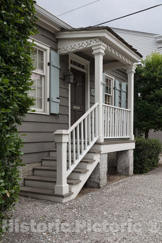 Photo- House at Price Street and York Lane in Savannah, Georgia,Once Photoed in 1939 by Photoer Frances Benjamin Johnston as Part of a Carnegie Grant Study of The South