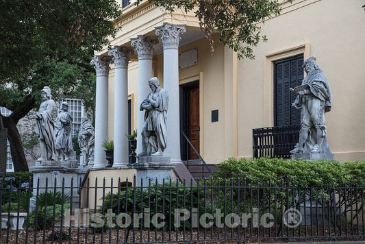 Photo- The Telfair Academy Building in Savannah, Georgia, once Photoed in 1939 by Photoer Frances Benjamin Johnston as part of a Carnegie Grant study of the South 2