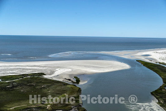 Photo- View of The Atlantic Ocean Coastline at Little Tybee Island, Georgia 1 Fine Art Photo Reproduction
